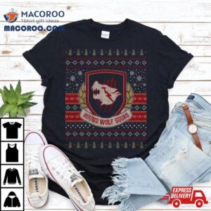 Hound Wolf Squad Christmas Tshirt