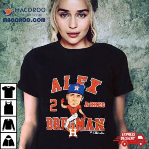 Houston Astros Alex Bregman Caricature A Breg Tshirt