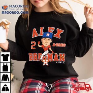 Houston Astros Alex Bregman Caricature A Breg Tshirt