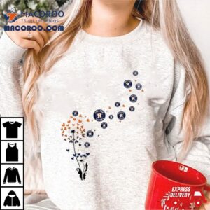 Houston Astros Dandelion Flower Tshirt