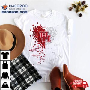 Houston Cougars Tiny Heart Shape Tshirt