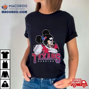 Houston Texans Junk Food Scarlet Disney Mickey Qb Tshirt