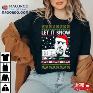 Hunter Let It Snow Biden Ugly Christmas Tshirt