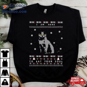 I Am Here To Eat Your Soul Ugly Christmas Tshirt