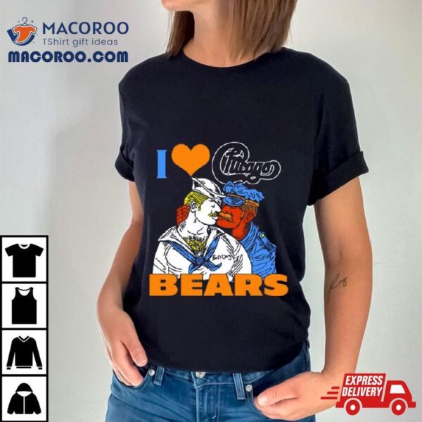 I Love Chicago Bears T Shirt