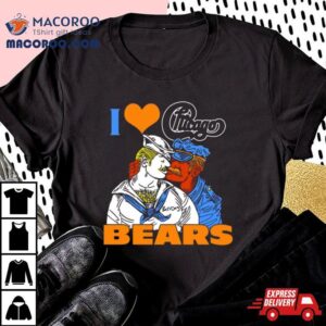 I Love Chicago Bears Tshirt