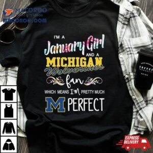 I M A November Girl And A Michigan Wolverines Fan Which Means I M Pretty Much Perfec Tshirt