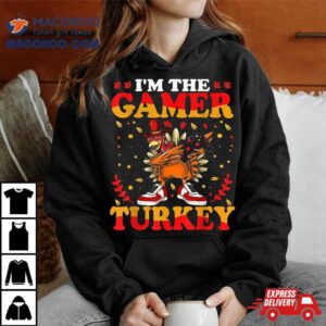 I M The Gamer Turkey Gaming Boys Happy Funny Thanksgiving Tshirt