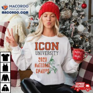 Icon University Chase Your Dreams 2023 National Champs Mascot T Shirt