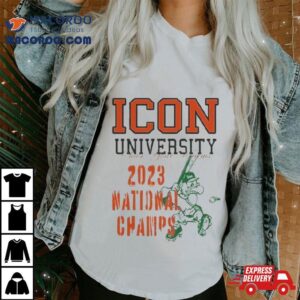 Icon University Chase Your Dreams National Champs Mascot Tshirt