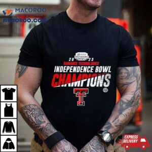 Independence Bowl Champions Texas Tech Red Raiders Logo Tshirt