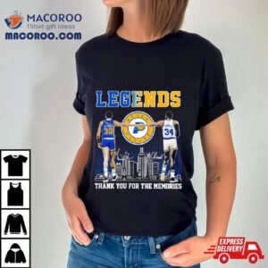 Indiana Pacers George Mcginnis And Mel Daniels Legends Thank You For The Memories Signature Tshirt