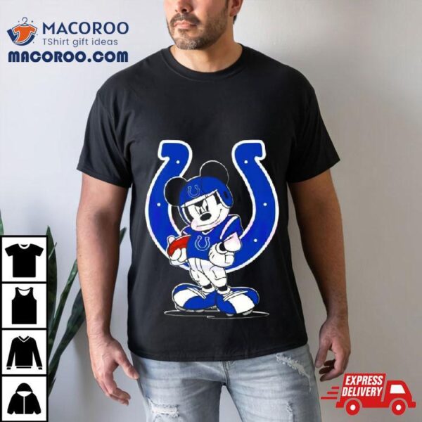 Indianapolis Colts Nfl Mickey Mouse Player 2024 T Shirt
