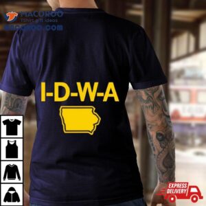 Iowa Hawkeyes Football Idwa Map Tshirt