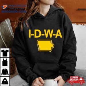 Iowa Hawkeyes Football Idwa Map Tshirt