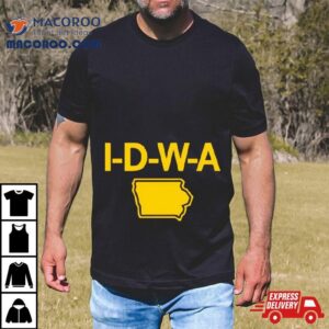 Iowa Hawkeyes Football Idwa Map Tshirt