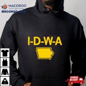 Iowa Hawkeyes Football Idwa Map Tshirt