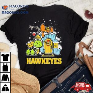 Iowa Hawkeyes Grinch Nuts Welcome Christmas Tshirt