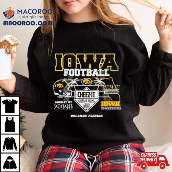 Iowa Vs Tennessee 2024 Football Cheez It Citrus Bowl Shirt