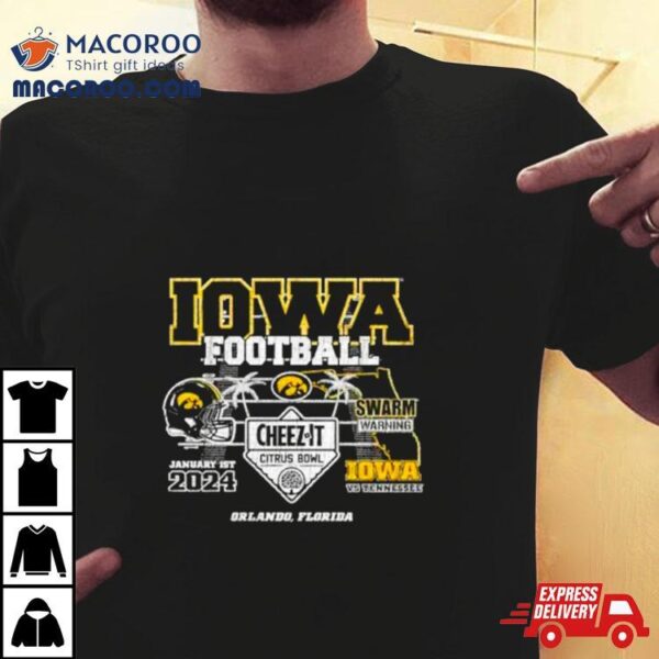 Iowa Vs Tennessee 2024 Football Cheez It Citrus Bowl Shirt