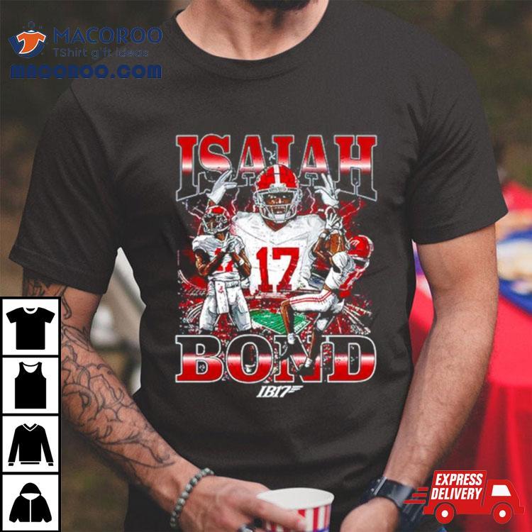 Isaiah Bond Alabama Crimson Tide Football Shirt Isaiah Bond Alabama Crimson Tide Football Shirt