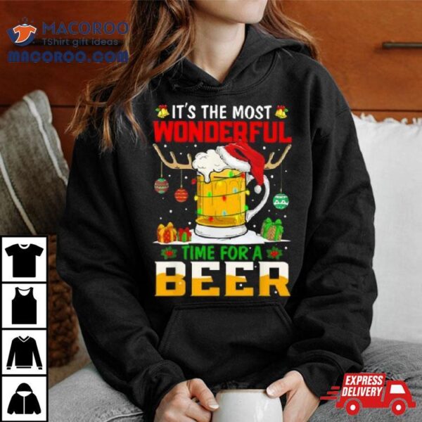 It’s The Most Wonderful Time For A Beer Christmas 2023 T Shirt