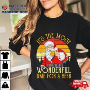 It’s The Most Wonderful Time For A Beer Christmas Vintage 2023 T Shirt