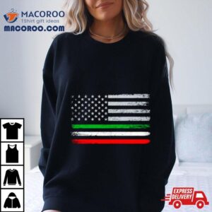 Italian American Flag Tshirt