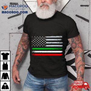 Italian American Flag Tshirt