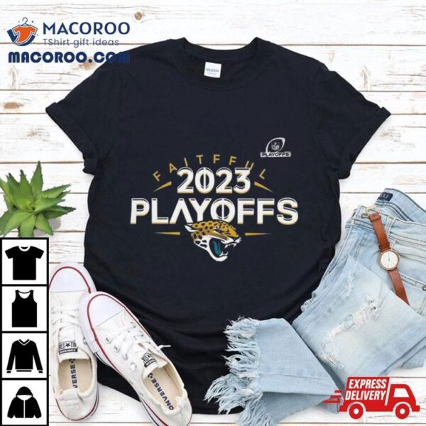 Jacksonville Jaguars 2023 Nfl Playoffs Faithful T Shirt