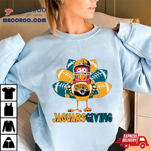 Jacksonville Jaguars Turkey Jaguarsgiving Thanksgiving Shirt