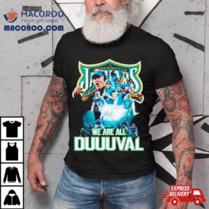 Jacksonville Jaguars We Are All Duuuval Signatures Tshirt