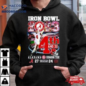 Jalen Milroe Iron Bowl Th And Alabama Crimson Tide Auburn Tigers Tshirt