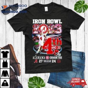 Jalen Milroe Iron Bowl Th And Alabama Crimson Tide Auburn Tigers Tshirt