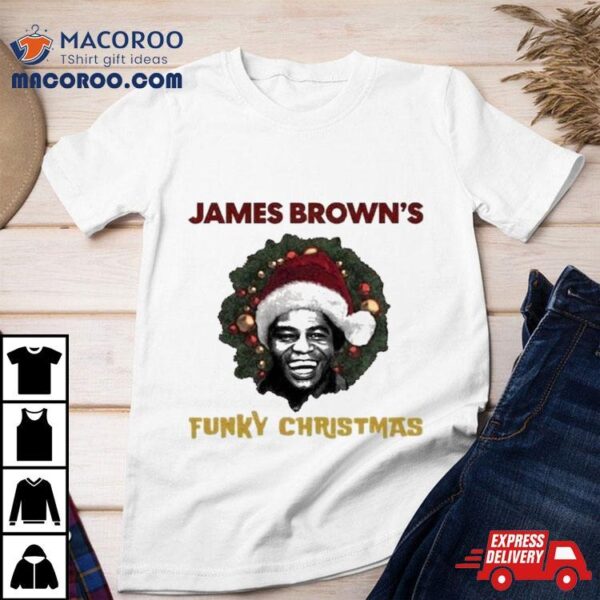 James Brown Funky Christmas Raglan T Shirt