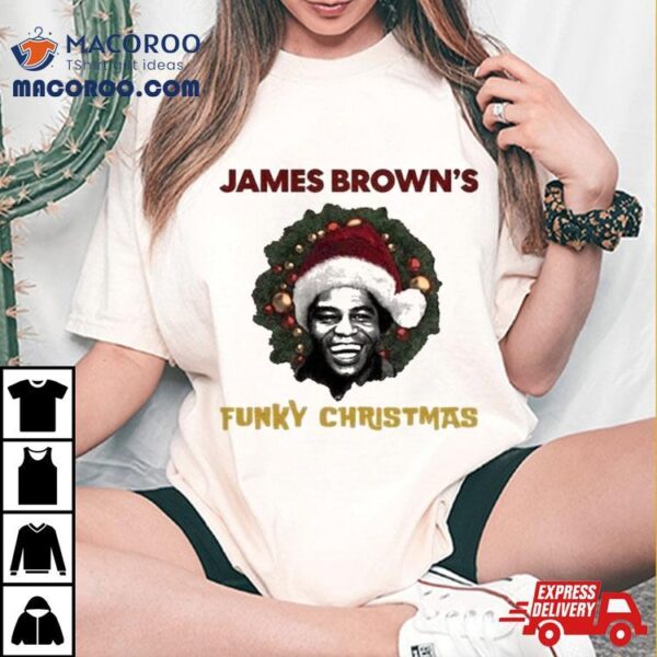 James Brown Funky Christmas Raglan T Shirt