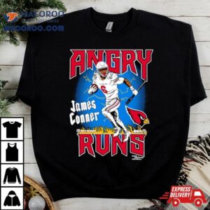 James Conner Arizona Cardinals Angry Runs Tshirt