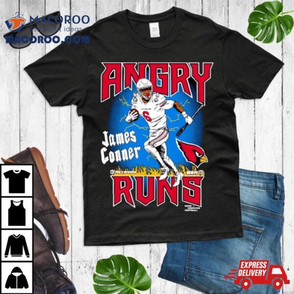 James Conner Arizona Cardinals Angry Runs Shirt