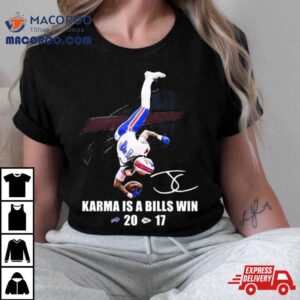 James Cook Karma Is A Buffalo Bills Win Signature T Shirt