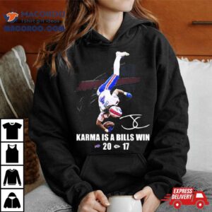 James Cook Karma Is A Buffalo Bills Win Signature Tshirt