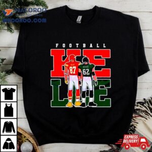 Jason Kelce And Travis Kelce American Football Shirt