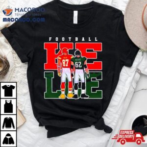 Jason Kelce And Travis Kelce American Football Tshirt