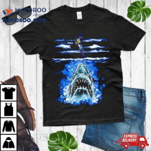 Jaws Batman Shark Repellent Shirt
