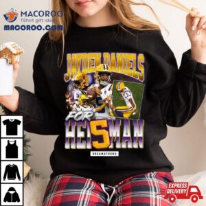 Jayden Daniels Heisman Dreams X Dreamathon Vintage Two Sides Tshirt