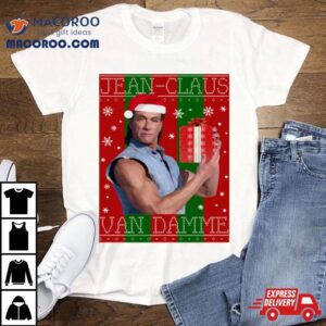 Jean Claus Van Damme Christmas Kni Tshirt