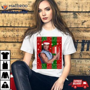 Jean Claus Van Damme Christmas Kni Tshirt