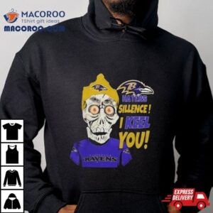 Jeff Dunham Baltimore Ravens Haters Silence I Keel You Logo Shirt