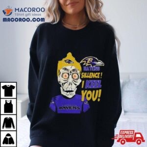 Jeff Dunham Baltimore Ravens Haters Silence I Keel You Logo Tshirt