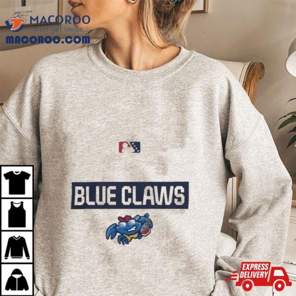 Jersey Shore Blueclaws Logo T Shirt