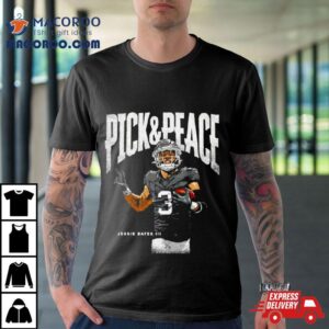 Jessie Bates Iii Atlanta Falcons Pick And Peace Tshirt